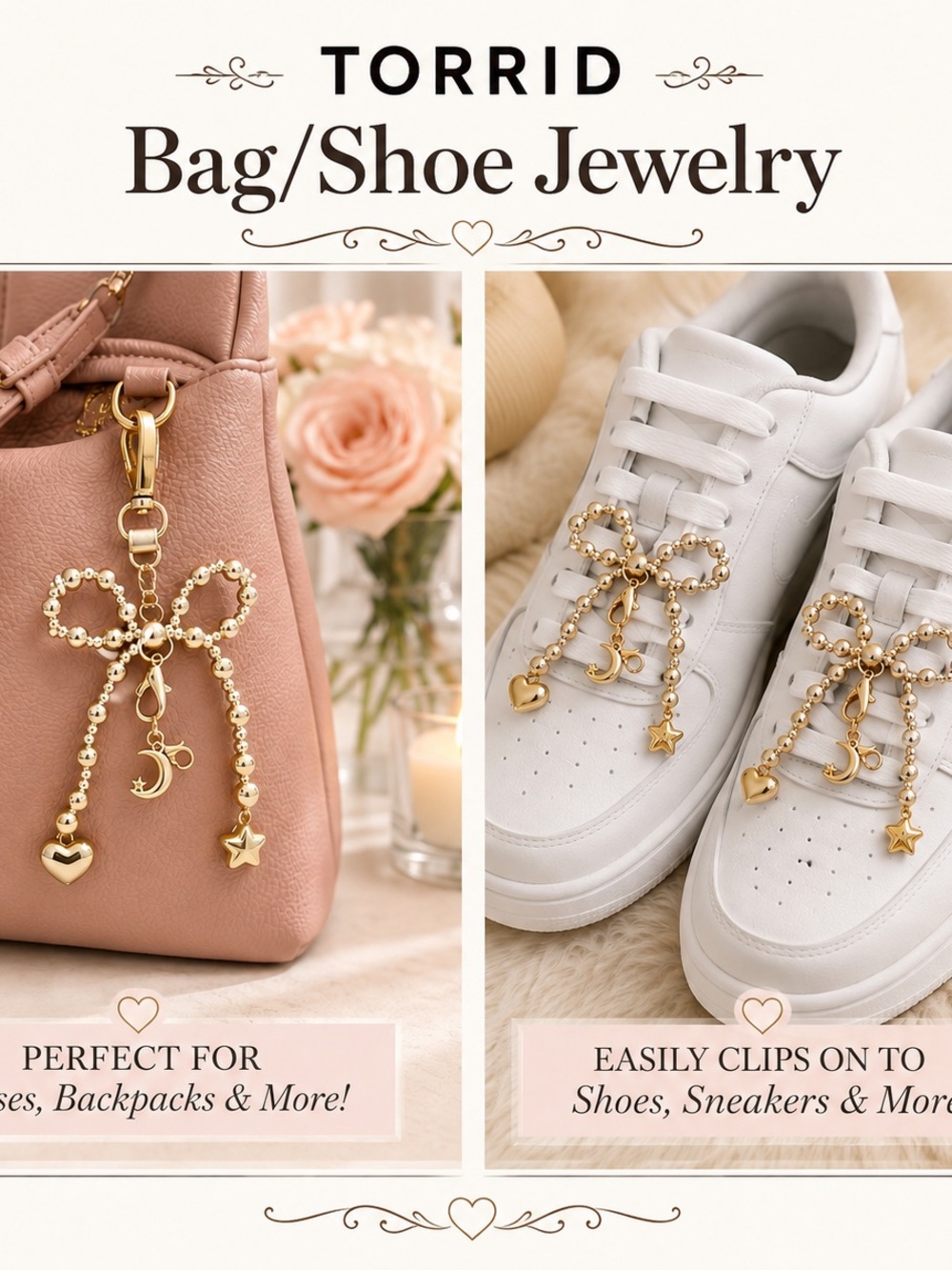 Torrid Bag/Shoe Jewelry